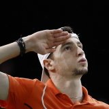Ugo Humbert jouera dimanche sa première finale en Masters 1000 KEYSTONE/EPA/YOAN VALAT